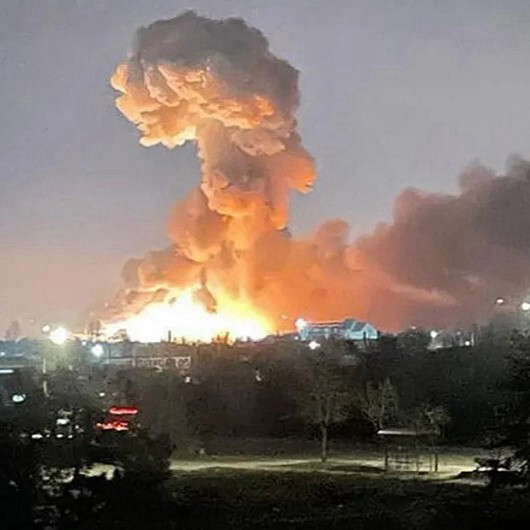 قتيل و7 مصابين إثر الهجمات الروسية على كييف 
