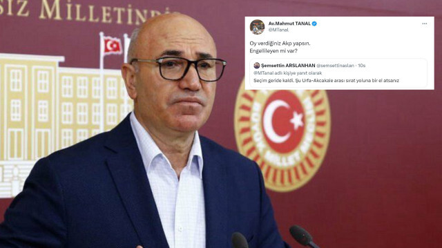 CHP'li Mahmut Tanal Twitter'da bir istekte bulunan vatandaşı azarladı.