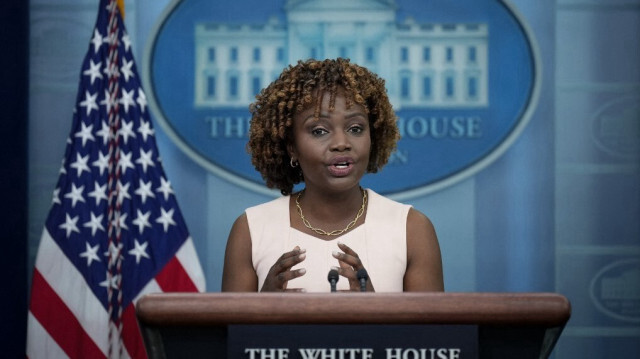 L'attachée de presse de la Maison Blanche, Karine Jean-Pierre. Crédit photo: Drew Angerer / GETTY IMAGES AMÉRIQUE DU NORD / Getty Images/ AFP