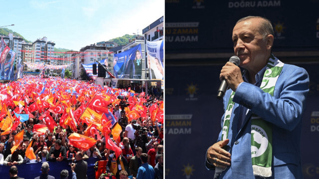 Cumhurbaşkanı Recep Tayyip Erdoğan, Giresun'da miting düzenledi.