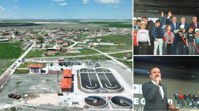 Konya Büyükşehir Belediyesi, Biyolojik Atık Su Arıtma tesisleri törenle açılışını yaptı.