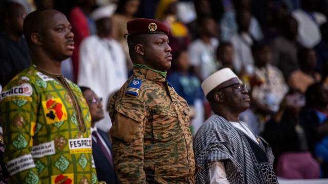 Le chef militaire du Burkina Faso, le capitaine Ibrahim Traore. Crédit Photo: OLYMPIA DE MAISMONT / AFP