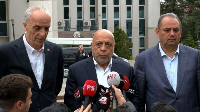 Türk-İş Genel Başkanı Atalay ve Hak-İş Genel Başkanı Arslan