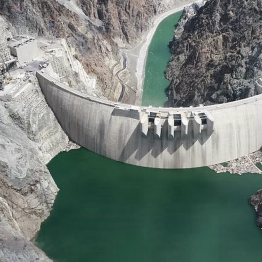 Yusufeli Barajı ve HES'te su yüksekliği 127 metreye ulaştı