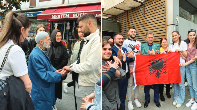 Balkanlar’da yaşayan gençler, Cumhurbaşkanı Erdoğan’a destek vermek için Türkiye’ye geldi.