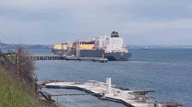 ‘La Seıne’ adlı LNG tankeri, Ege Denizi üzerinden Çanakkale Boğazı’nı geçtikten sonra Marmara Denizi’ne ulaştı. 
