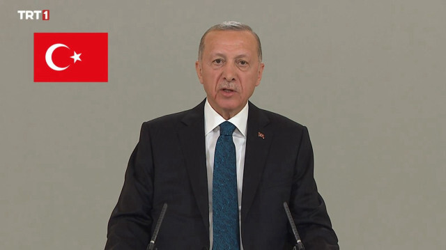 Recep Tayyip Erdoğan, TRT'de 14 Mayıs seçimleri için propaganda konuşması yaptı