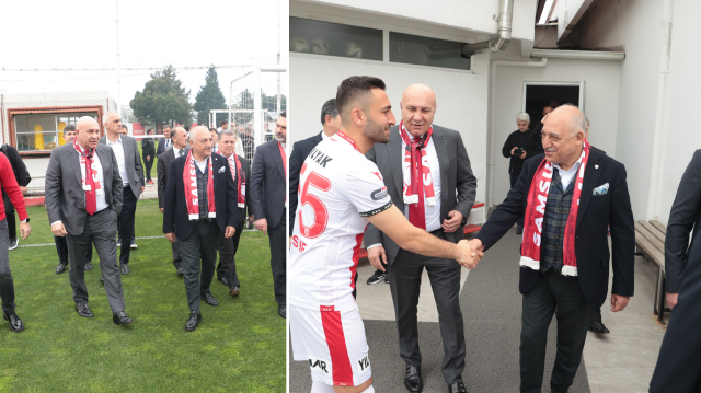 Mehmet Büyükekşi, Samsunspor'u ziyaret etti