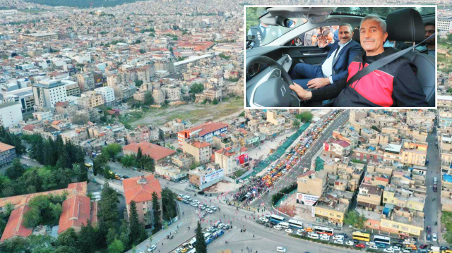 Şahinbey Belediye Başkanı Mehmet Tahmazoğlu, TOGG’un direksiyonuna geçerek Boğaziçi ikinci etapta tur attı.