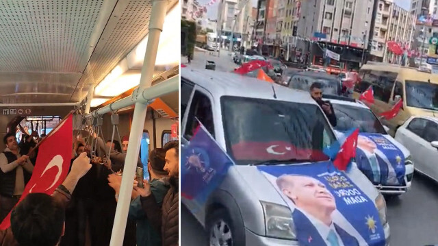 Cumhurbaşkanı Recep Tayyip Erdoğan'ın son İstanbul mitingine tanıklık etmek isteyen vatandaşlar Atatürk Havalimanı'na gitmek üzere sabahın erken saatlerinde yollara düştü.