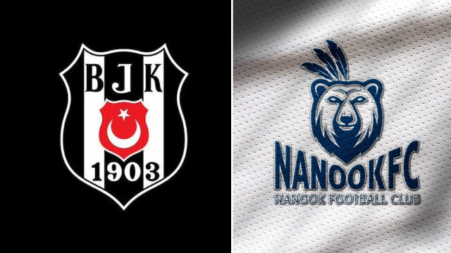 Beşiktaş ve Nanook FC amblemleri