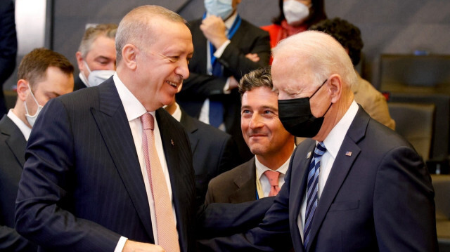 Cumhurbaşkanı Recep Tayyip Erdoğan ve ABD Başkanı Joe Biden.