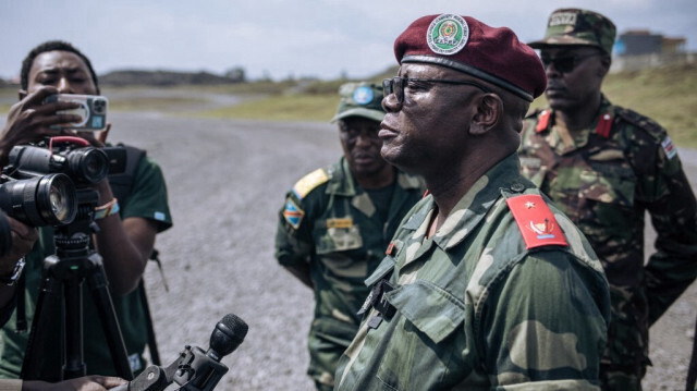 Le général Emmanuel Kaputa, chef d'état-major adjoint de la force régionale de la Communauté de l'Afrique de l'Est (CAE). Crédit Photo: ALEXIS HUGUET / AFP