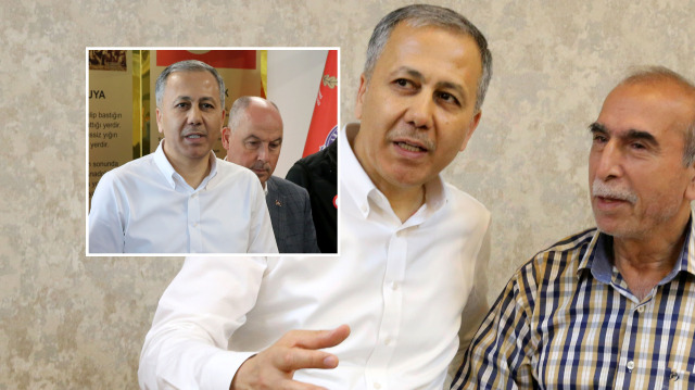İçişleri Bakanı Ali Yerlikaya, Kahramanmaraş'ta, Afet Koordinasyon Merkezi'ndeki toplantıya katıldı.