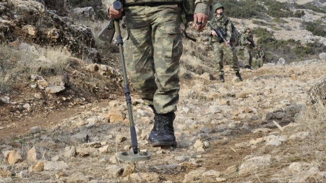 Şırnak'ta terör örgütü PKK'ya ait EYP düzeneği imha edildi.