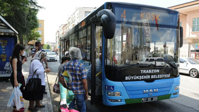 Trabzon'da toplu taşıma ücretlerinde yeni tarifeye geçiliyor