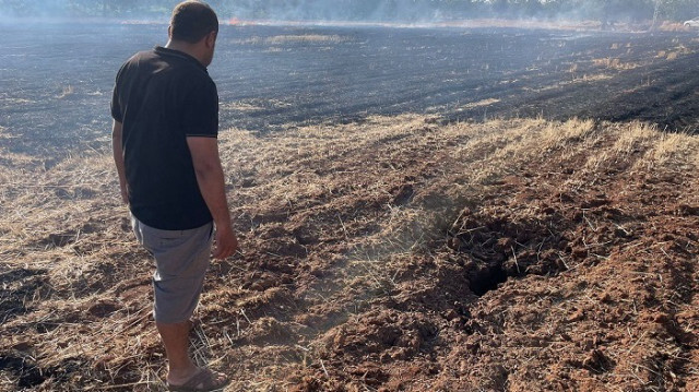 Des tires de Roquettes par des terroristes du YPG/PKK à Kilis au nord de la Syrie. Crédit photo: AA