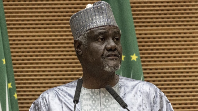 Le président de la Commission de l'Union africaine (AUC), Moussa Faki Mahamat. Crédit Photo: Amanuel Sileshi / AFP