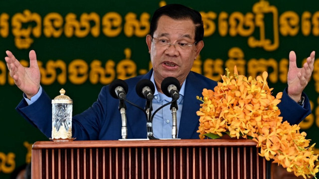 Le Premier ministre cambodgien, Hun Sen: TANG CHHIN Sothy / AFP