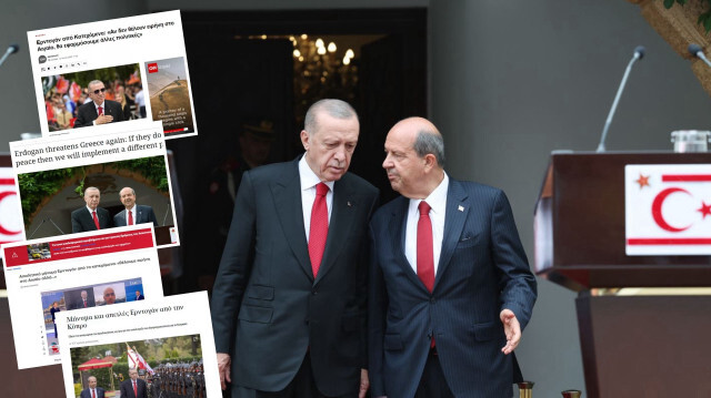 Cumhurbaşkanı Erdoğan'ın KKTC ziyareti Yunan basınında yankı uyandırdı.
