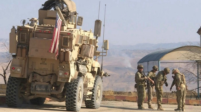 Une patrouille américaine en Syrie. Crédit photo: GIHAD DARWISH / AFPTV / AFP