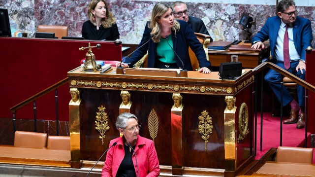 La présidente de l'Assemblée nationale française, Yaël Braun-Pivet et la Première ministre de la République française, Elisabeth Borne. Crédit photo: BERTRAND GUAY / AFP
