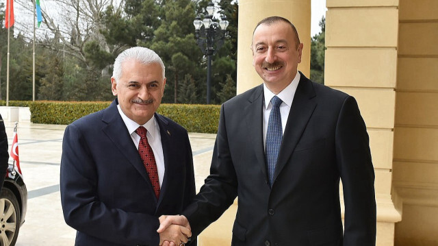 İlham Aliyev ve Binali Yıldırım görüşmesi