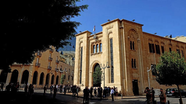 Le bâtiment du Parlement libanais à Beyrouth. Crédit photo: JOSEPH EID / AFP / ARCHIVE