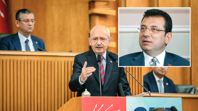 CHP lideri Kemal Kılıçdaroğlu, İBB Başkanı Ekrem İmamoğlu. 