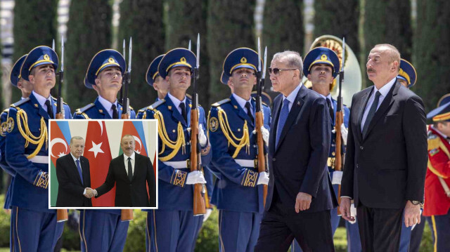 Cumhurbaşkanı Recep Tayyip Erdoğan, Azerbaycan Cumhurbaşkanı İlham Aliyev.