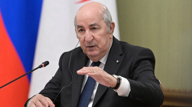 Le Président algérien, Abdelmadjid Tebboune. Crédit Photo: Alexander ASTAFYEV / SPUTNIK / AFP