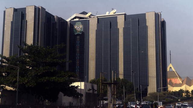 La Banque centrale du Nigéria à Abuja. Crédit Photo: Pius Utomi EKPEI / AFP