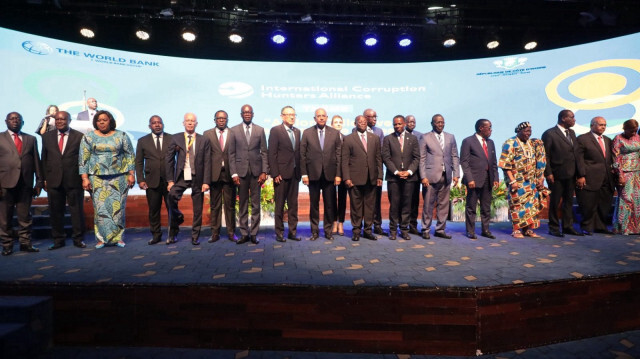 Lancement de la 5e édition du Forum international de l'Alliance anti-corruption du groupe de la Banque mondial (ICHA) à Abidjan en Côte d'Ivoire, le 14 juin 2023. Crédit photo: APANEWS