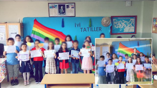 İstanbul Silivri Kavaklı İlköğretim Okulu'nda LGBT skandalı.