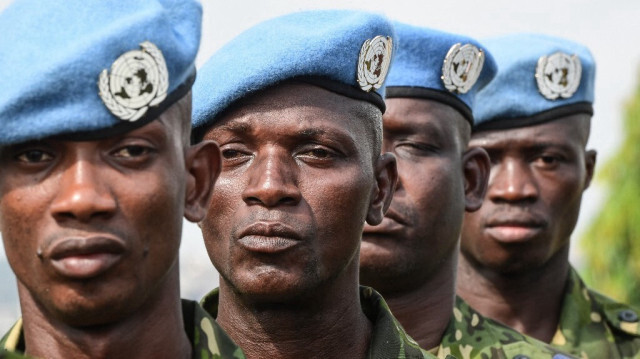 Les soldats appartenant à la Mission multidimensionnelle de stabilisation intégrée des Nations Unies au Mali (MINUSMA). Crédit Photo: Sia KAMBOU / AFP