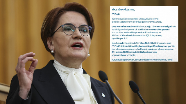 Meral Akşener, 81 il başkanının desteğini arkasına aldı.