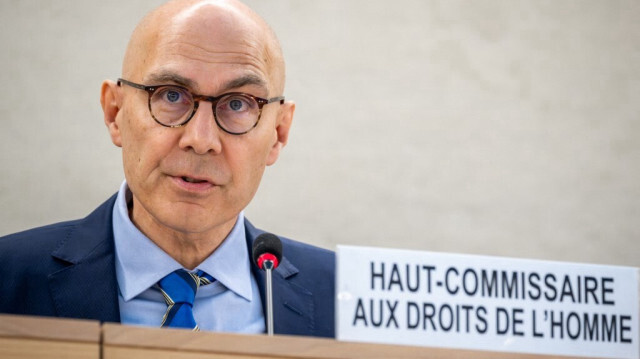 Le Haut-Commissaire du Haut-Commissariat des Nations unies aux droits de l'homme, Volker Türk. Crédit photo: FABRICE COFFRINI / AFP