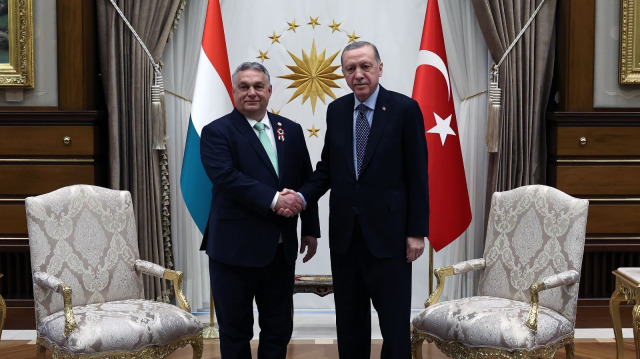 Macaristan Başbakanı Viktor Orban ile Cumhurbaşkanı Recep Tayyip Erdoğan