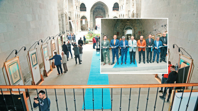 Albayrak 2023 Hat Eserleri Sergisi Erzurum'da sanatseverlerle buluştu.