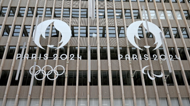 Siège du Comité d'organisation des Jeux olympiques et paralympiques de 2024 à Paris. Crédit photo: EMMANUEL DUNAND / AFP