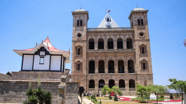 Le palais de la Reine de Manjakamiadana, dans la ville haute d'Antananarivo à Madagascar. Crédit Photo: Mamyrael / AFP