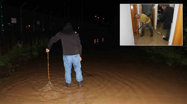  Sağanak yağışlar nedeniyle Altınordu ve Perşembe ilçesinde dere taşkınları yaşandı