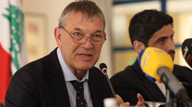 Le commissaire général de l'Office de secours et de travaux des Nations Unies pour les réfugiés de Palestine dans le Proche-Orient (UNRWA), Philippe Lazzarini. Crédit photo: JOSEPH EID / AFP