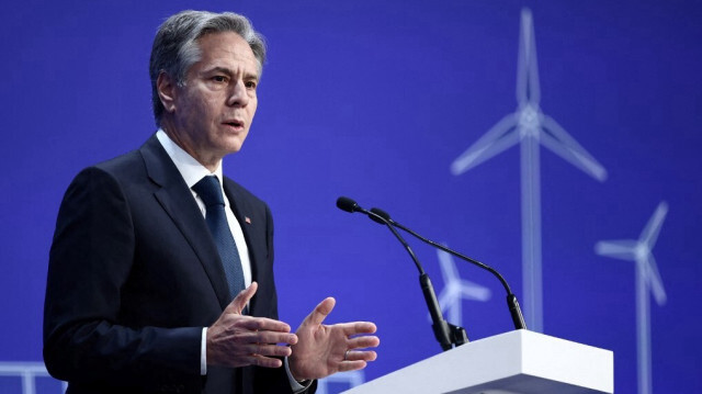 Le secrétaire d'État américain, Antony Blinken. Crédit photo: HENRY NICHOLLS / POOL / AFP