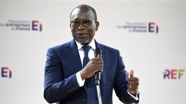 Le Président du Bénin, Patrice Talon. Crédit Photo: Eric PIERMONT / AFP