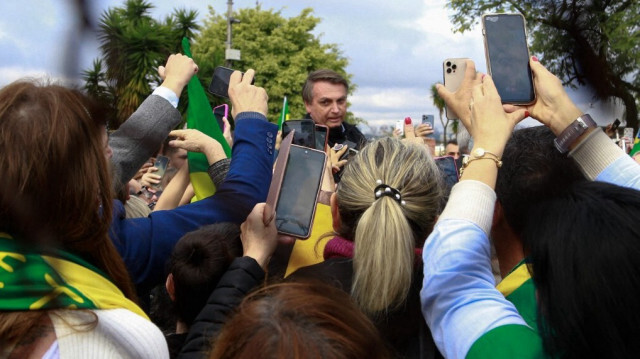 L'ancien président brésilien, Jair Bolsonaro. Crédit photo: SILVIO AVILA / AFP