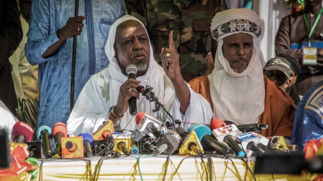 L'imam influent malien, Mahmoud Dicko. Crédit Photo: FLORENT VERGNES / AFP