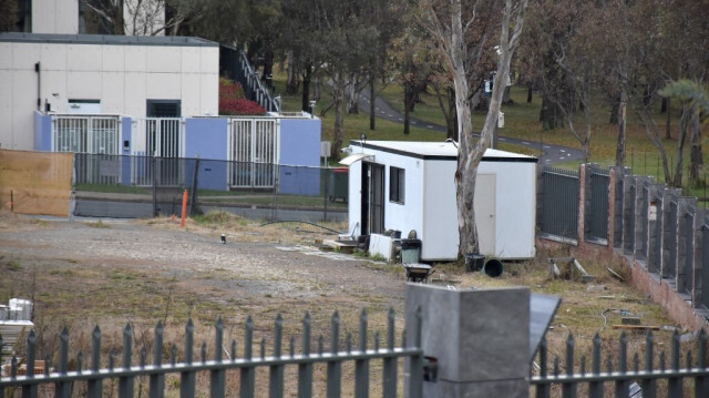 La photographie du site envisagé pour la nouvelle ambassade de Russie à Canberra, le 23 juin 2023. Crédit photo: YOANN CAMBEFORT / AFP
