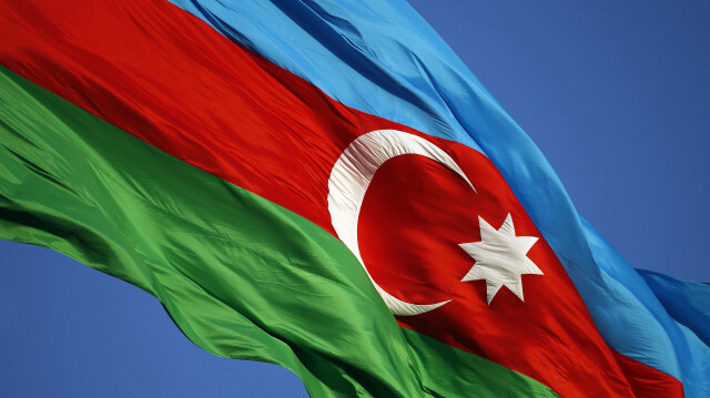 Azerbaycan Bayrağı.