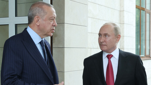 Le Président turc, Recep Tayyip Erdogan et son homologue russe, Vladimir Poutine. Crédit photo: AA